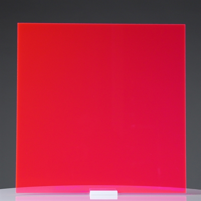 Rood Acryl Fluorescerend