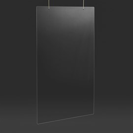 Scherm om op te hangen Helder Plexiglas® 124 x 67 cm